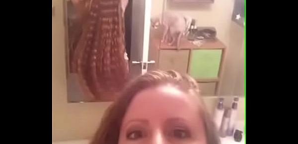  54 inches of curly red hair! Swaying in slow motion 
